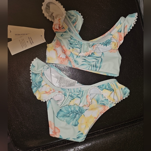 NWT! Janie and Jack baby girl 2pc swimsuit sz 6/12mos - Picture 2 of 3